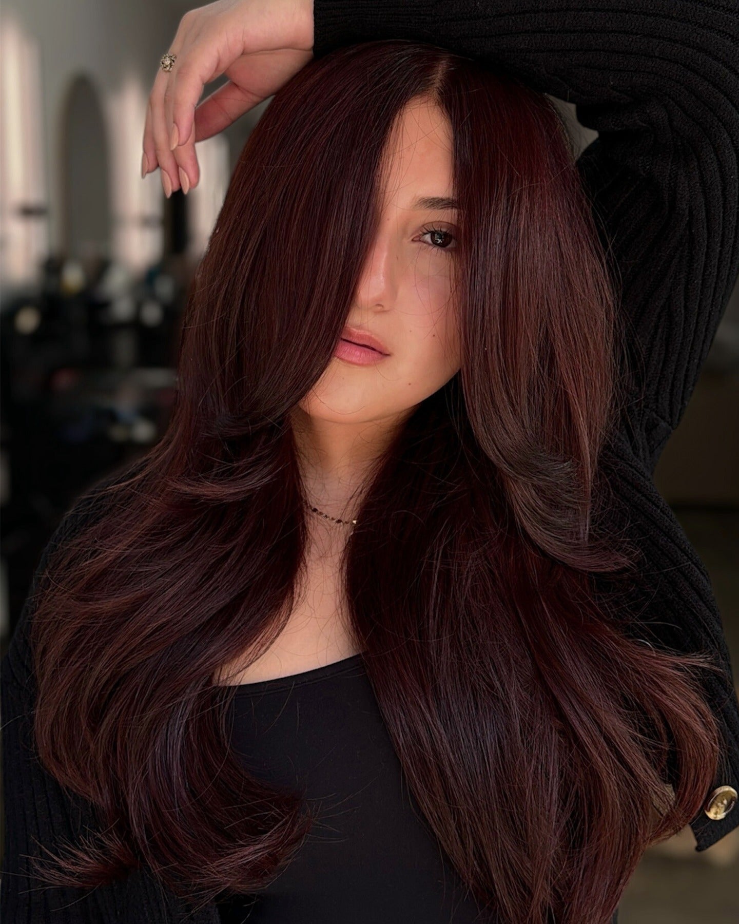 Cabelo Vermelho Violeta