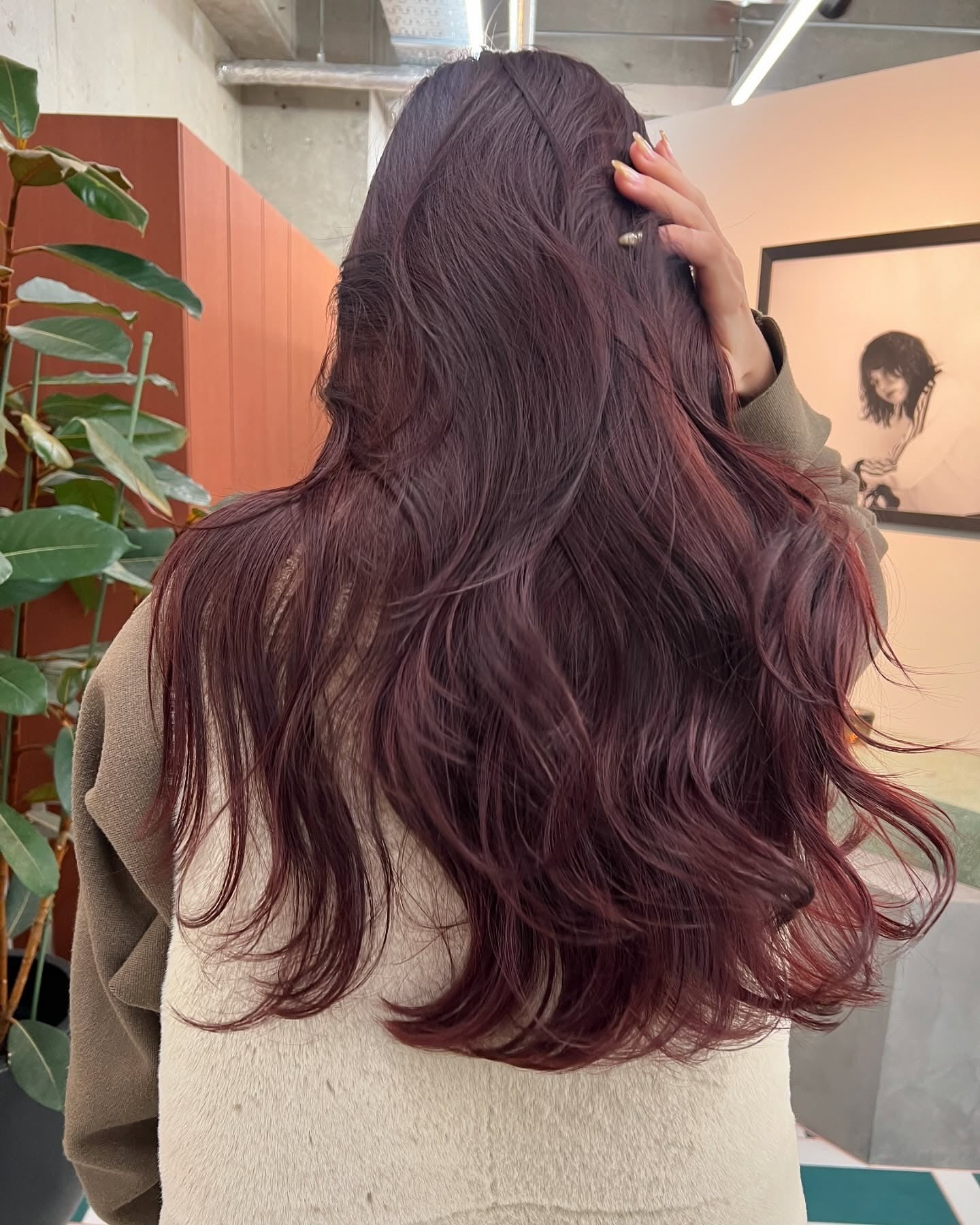 Cabelo Cereja Escuro