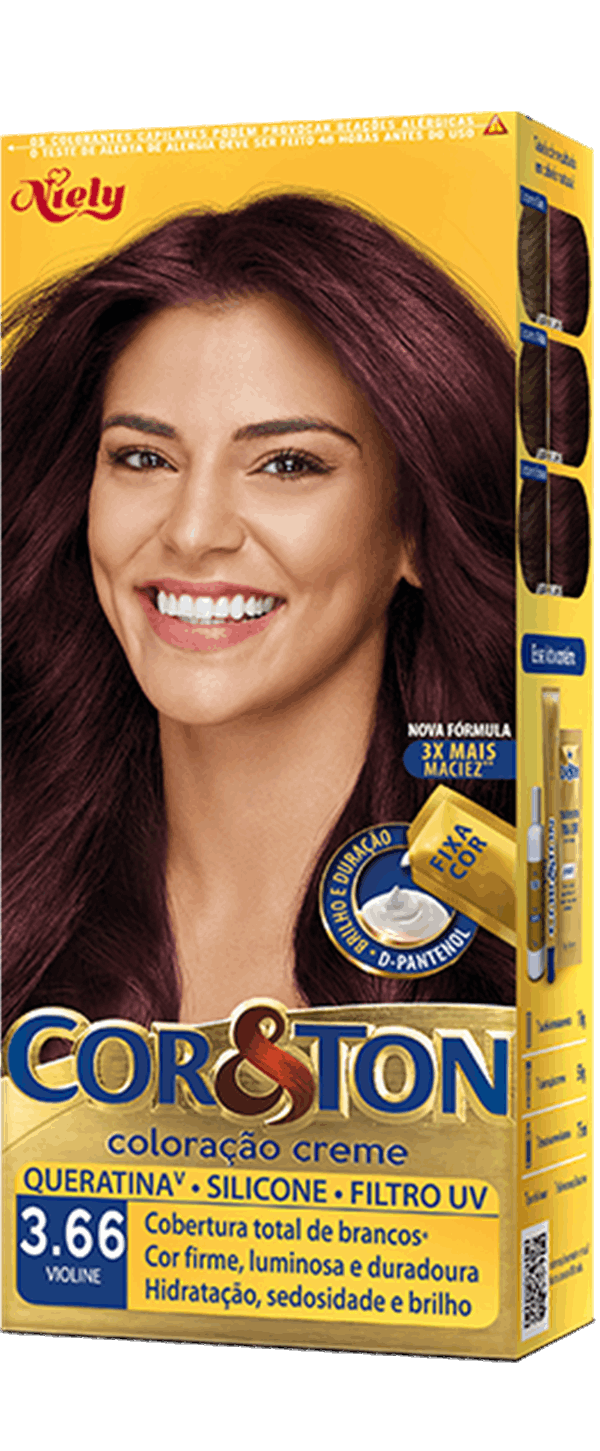 Cabelo Vermelho Violeta