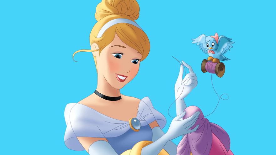 desenho da cinderela vs aurora para colorir