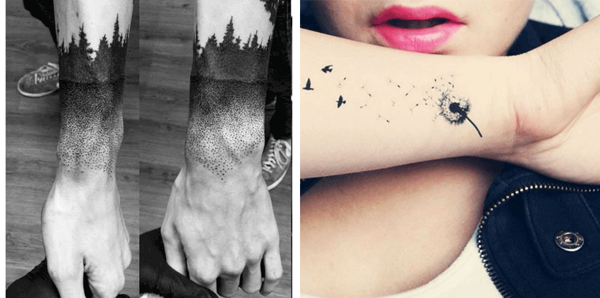 melhores maquiagens para cobrir tatuagem no pulso