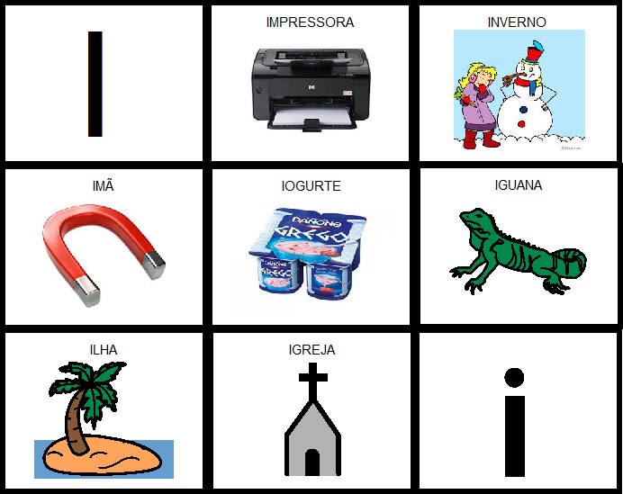 coisas que começam com i