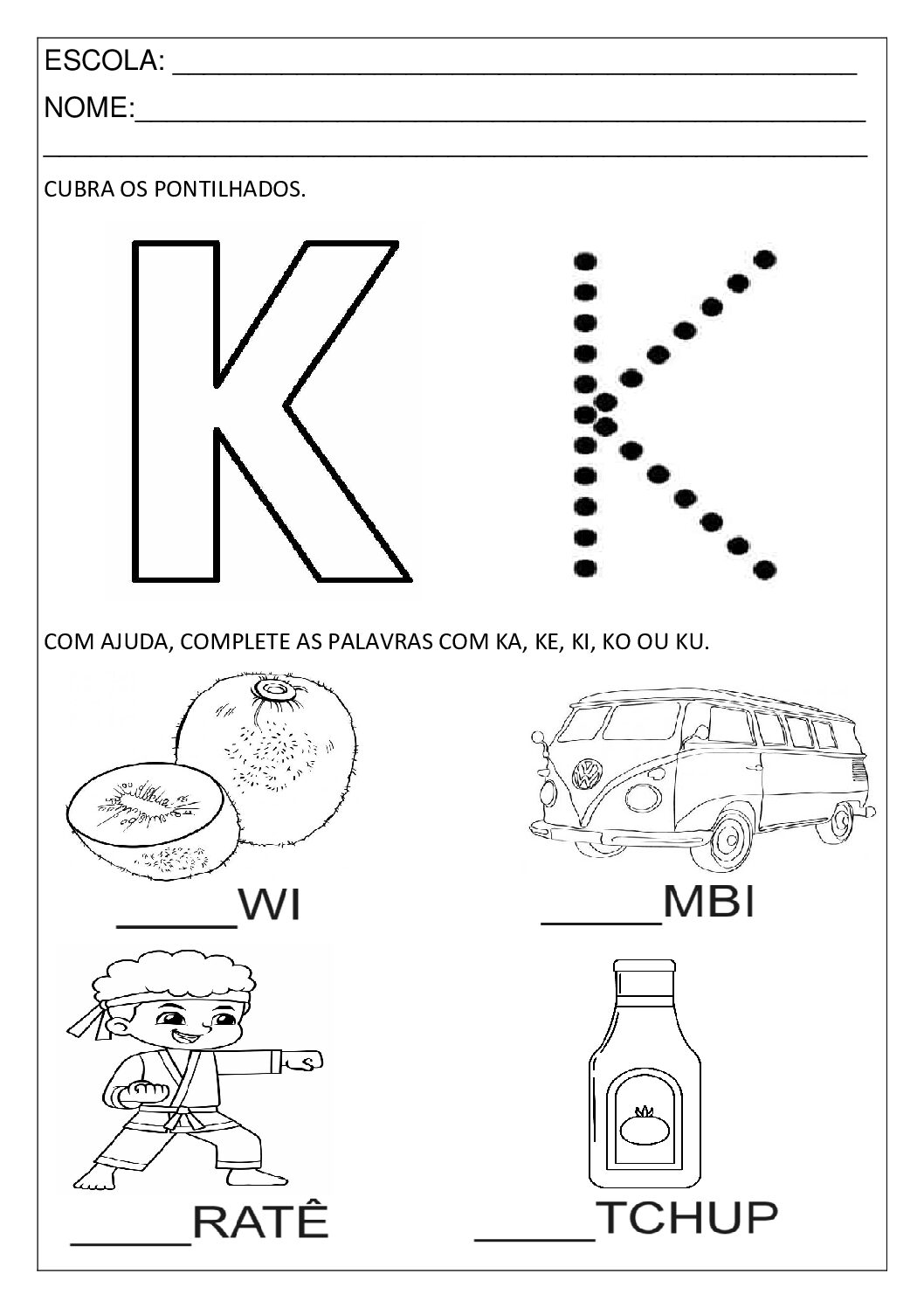origem das palavras com k