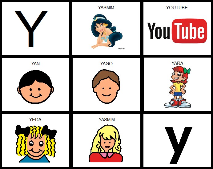 nomes com y