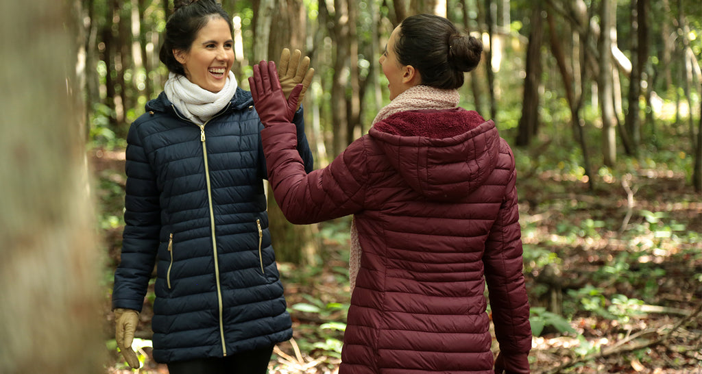 roupas de inverno com a letra a