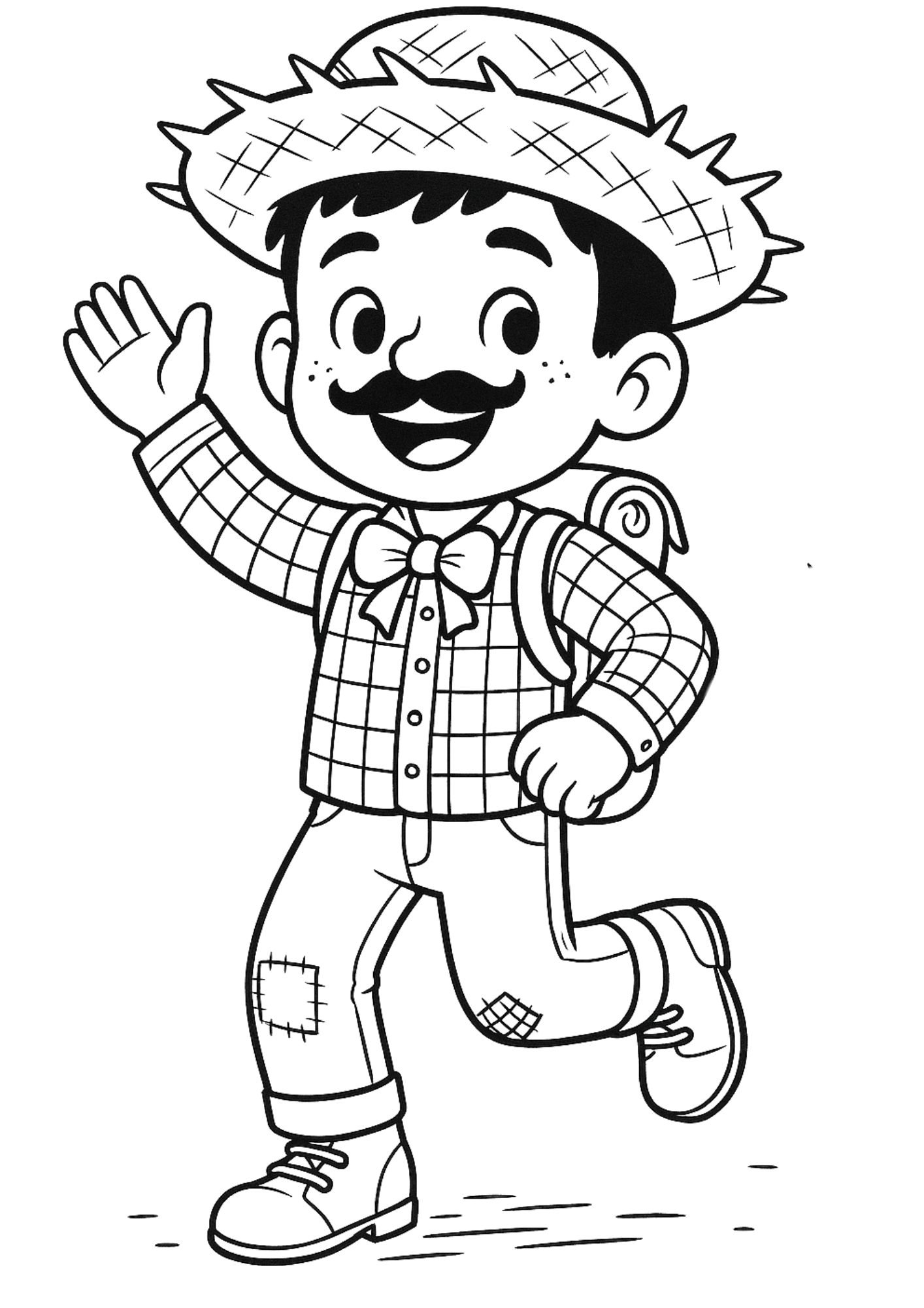 desenho de festa junina para imprimir