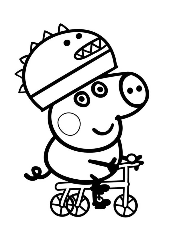 desenhos da mamãe pig para colorir