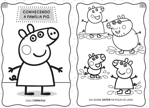 desenhos do papai pig para colorir