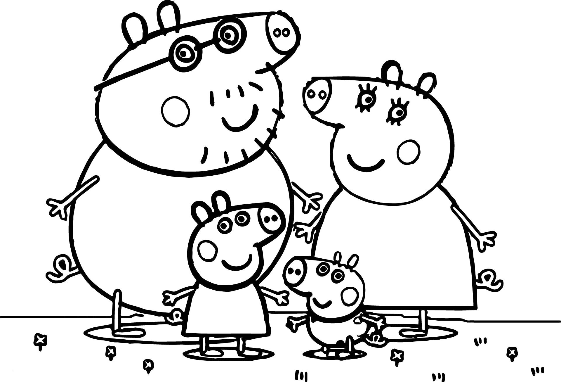 desenhos do george pig para colorir