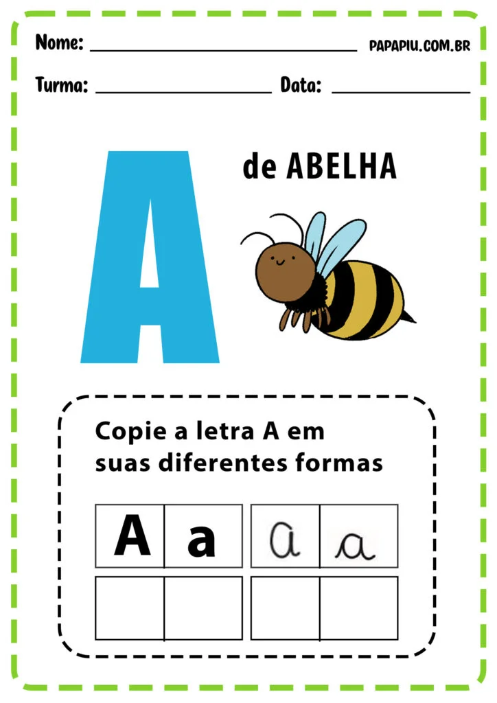 palavras com a letra a
