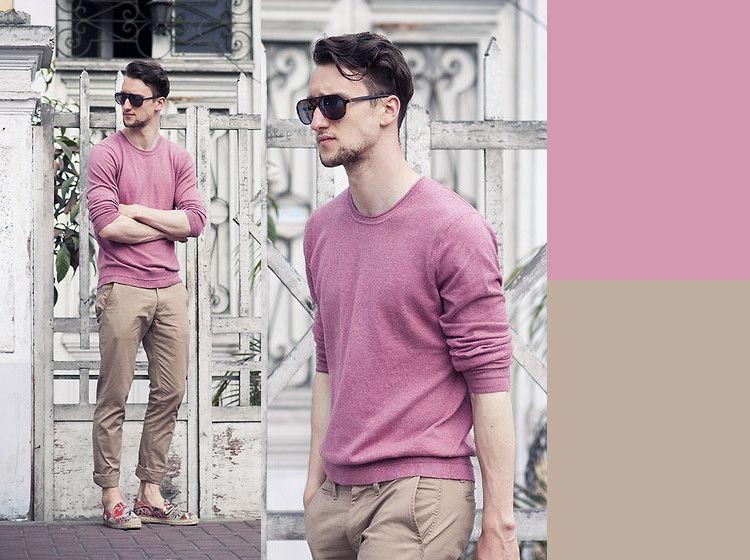 paleta de cores masculina