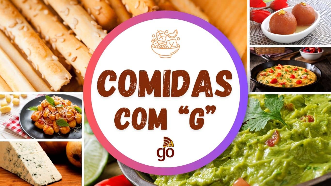 Comidas com G para crianças