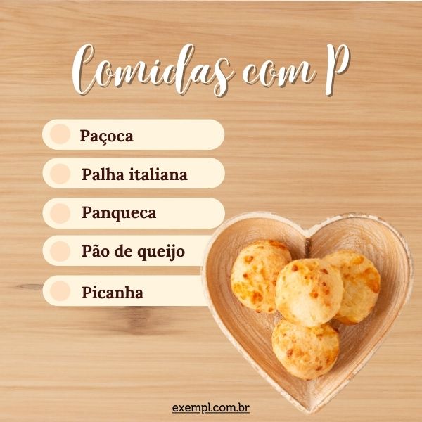 comida com p