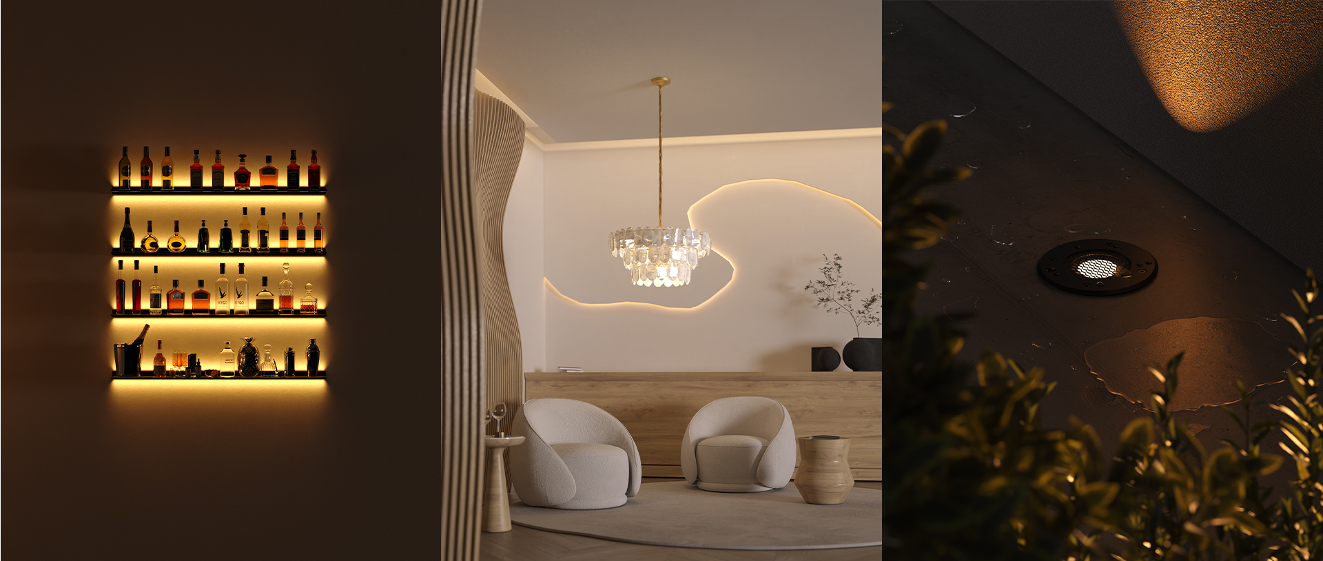 Como a iluminação pode criar uma atmosfera acolhedora