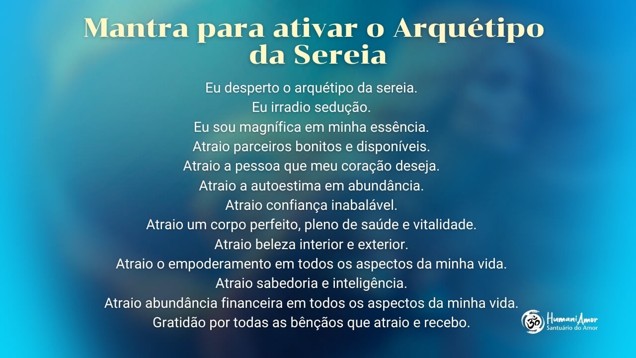 como ativar o arquétipo da sereia passo a passo
