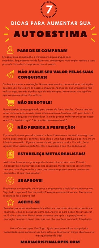 Como Parar de se Comparar e Construir uma Autoestima Sólida