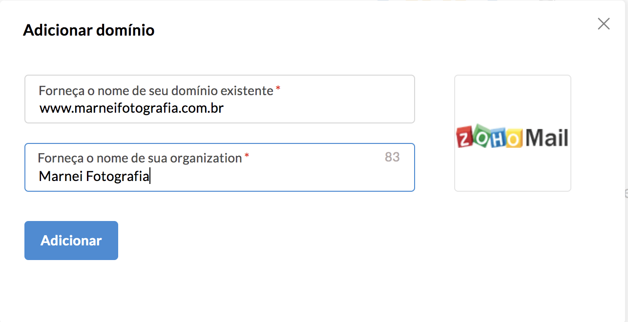 como criar um email