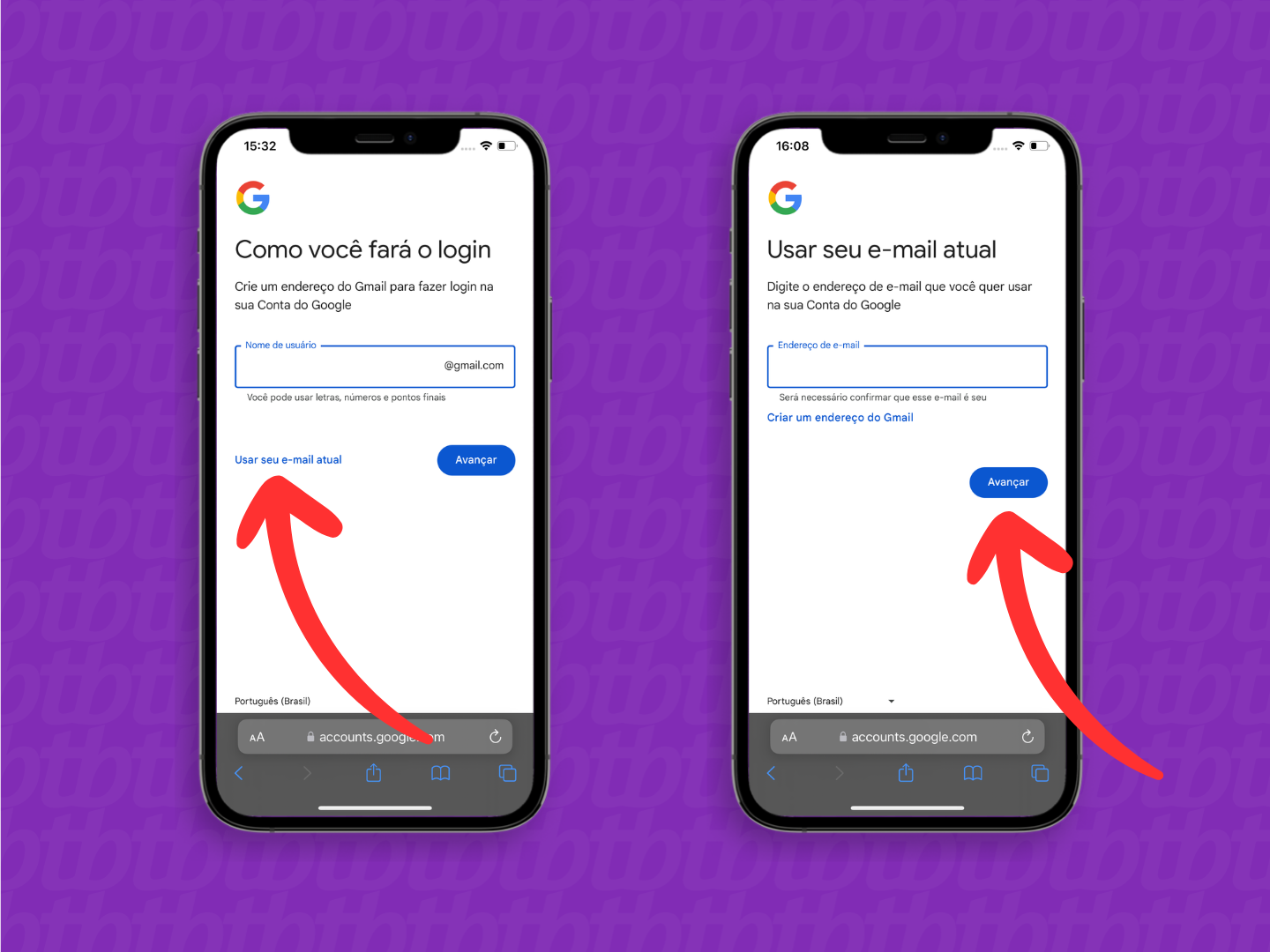 criar um email anonimo sem telefone