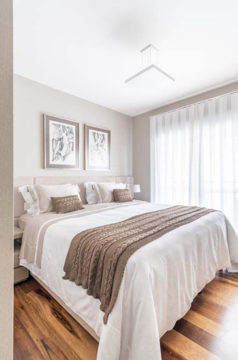 como decorar quarto de casal pequeno