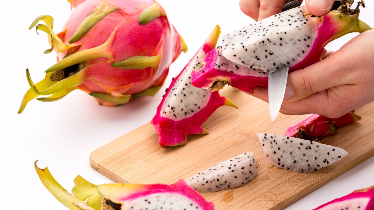 melhor forma de descascar pitaya