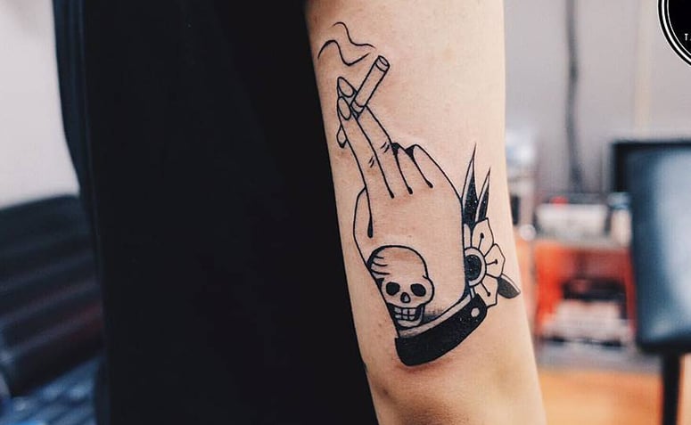 evitar erros escolher local tatuagem braço