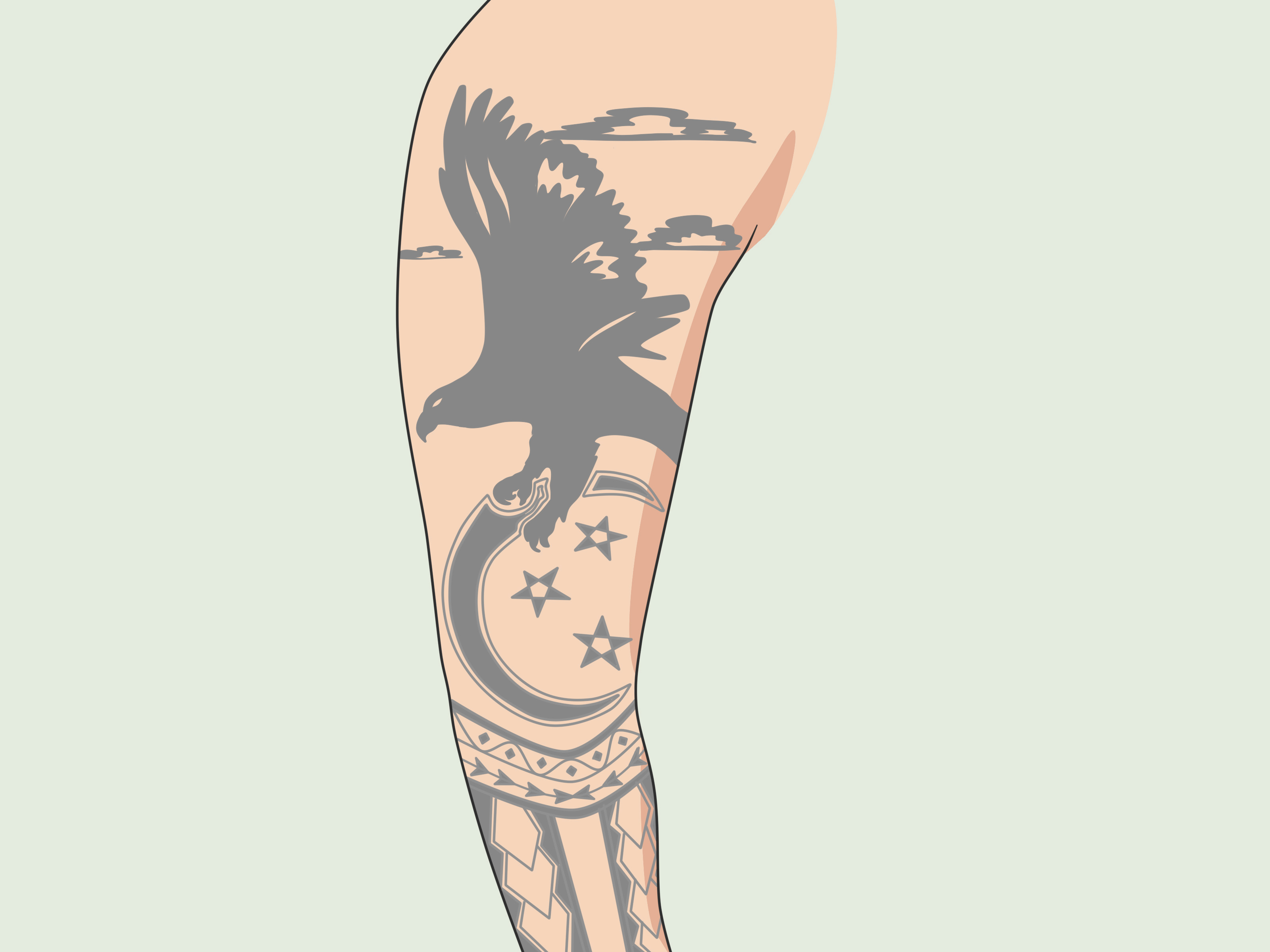 ideias tatuagem braço feminino discreta