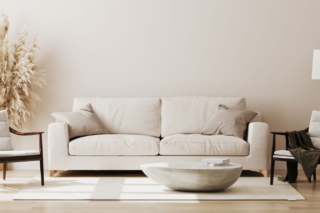 estrutura interna de sofá durável