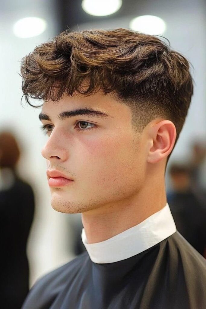 melhores cortes para cabelo liso masculino com volume