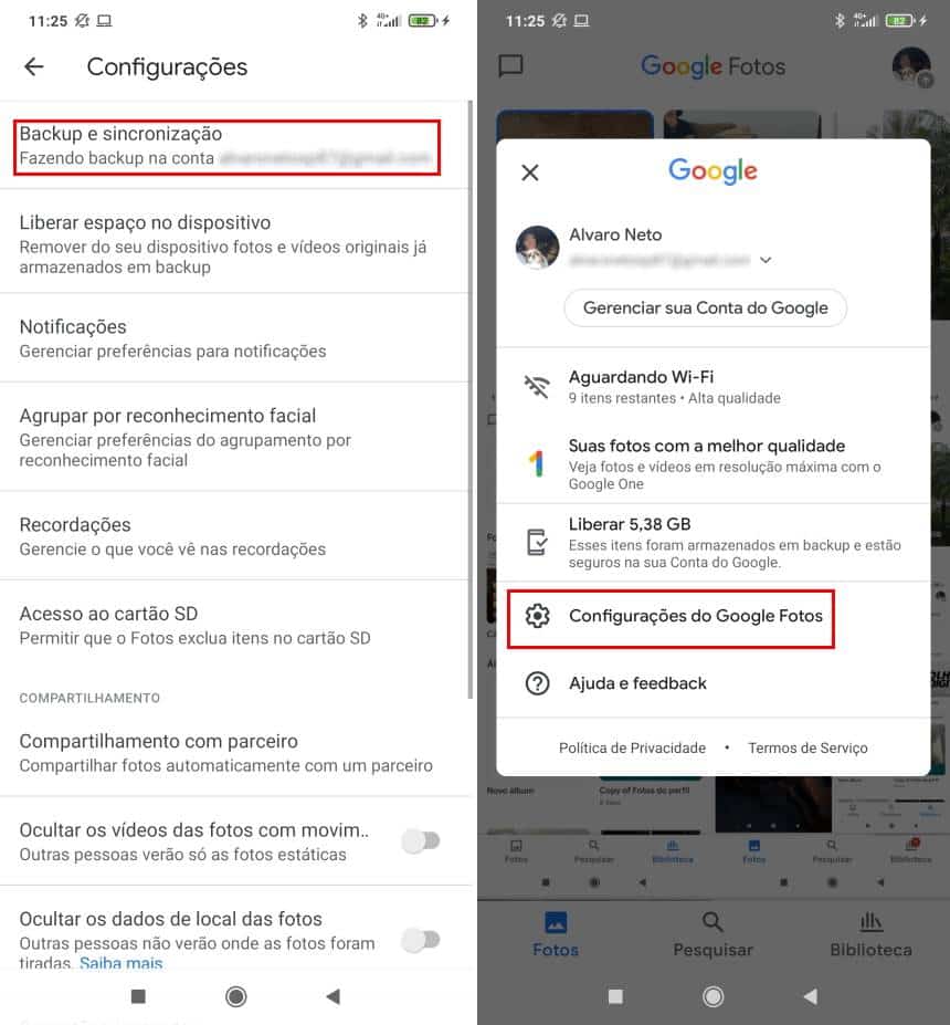 transferir fotos do celular para computador