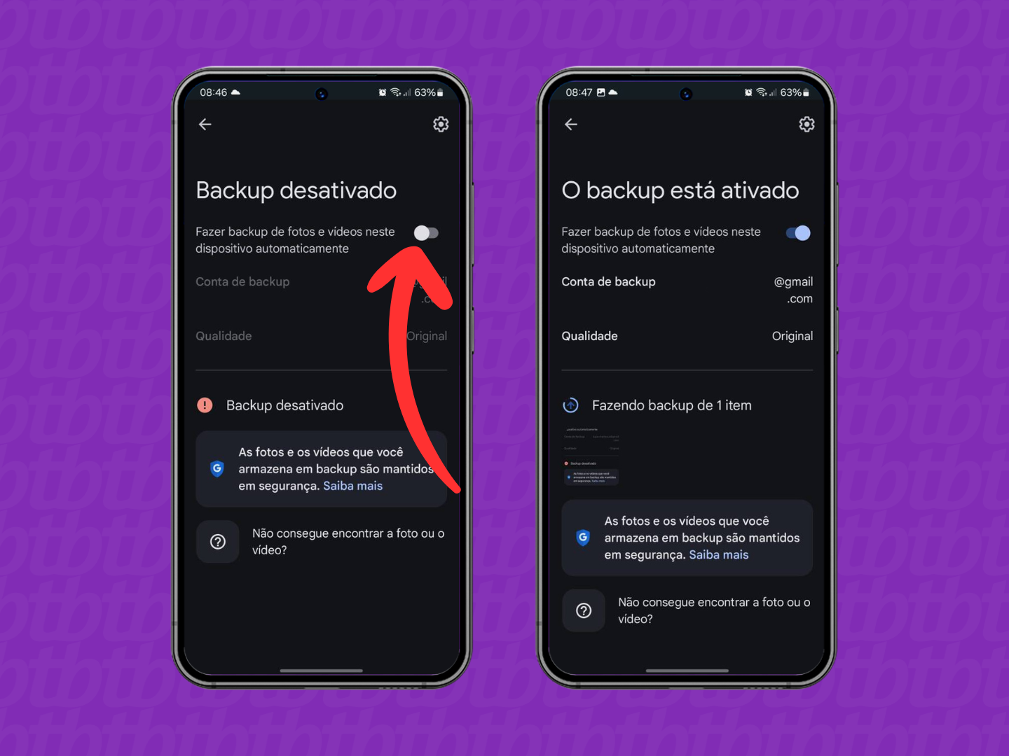 backup de fotos para nuvem