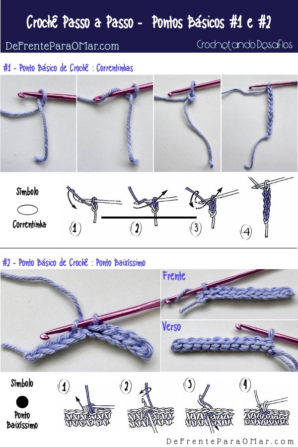 erros comuns ao fazer crochê passo a passo