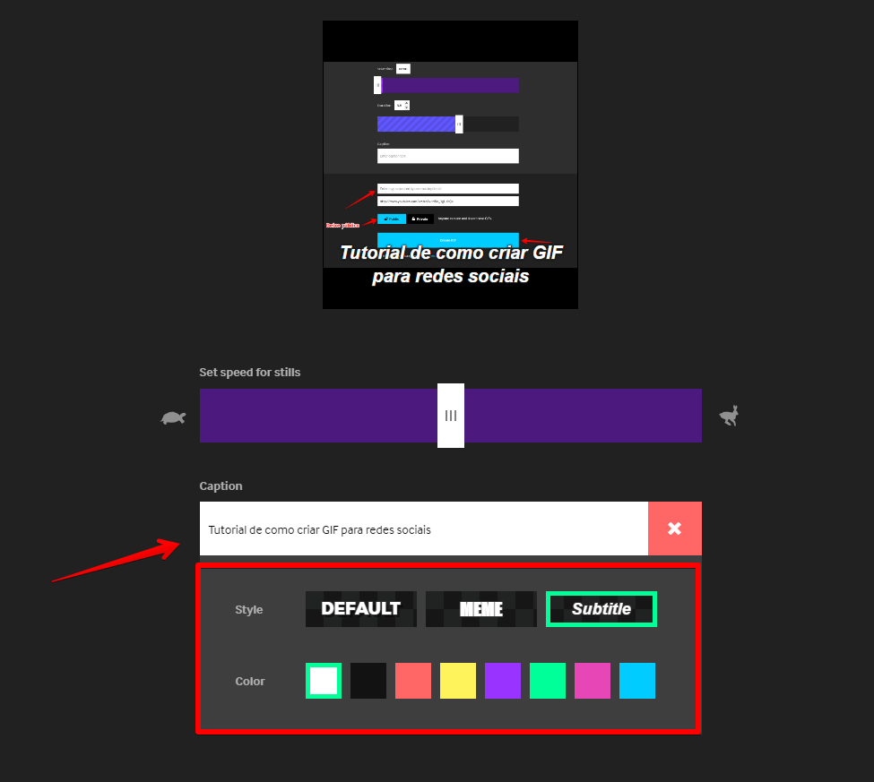 como fazer gifs para redes sociais