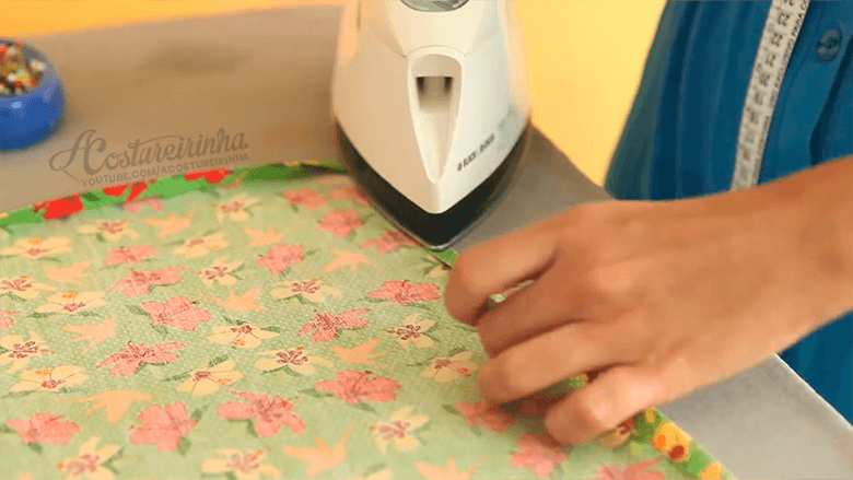como fazer guardanapo de tecido sem costura