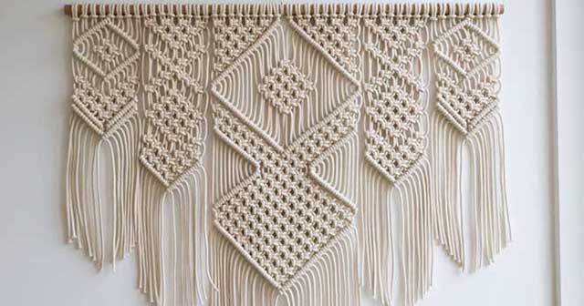 tipos de nós de macrame