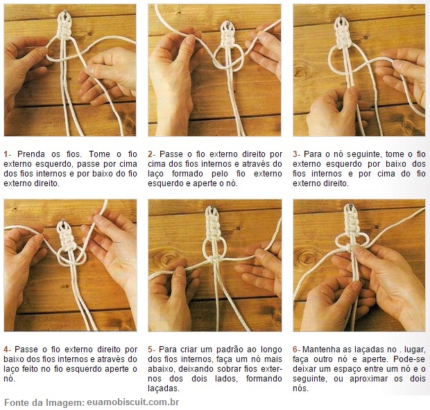 materiais para macrame