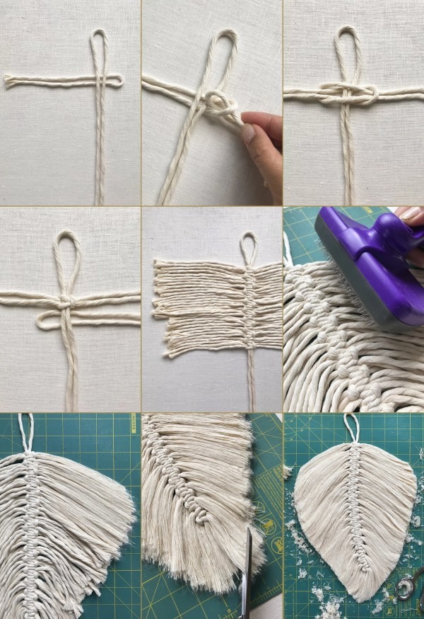 técnicas de macrame