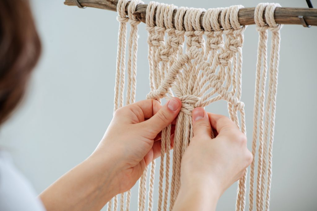 macrame passo a passo