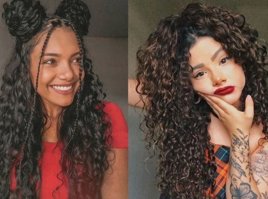 penteado para cabelo cacheado sem amassar
