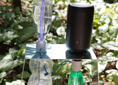 como fazer sistema irrigação garrafa pet vertical