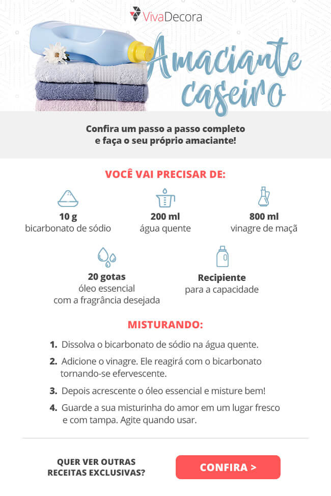 como fazer um amaciante de roupas caseiro