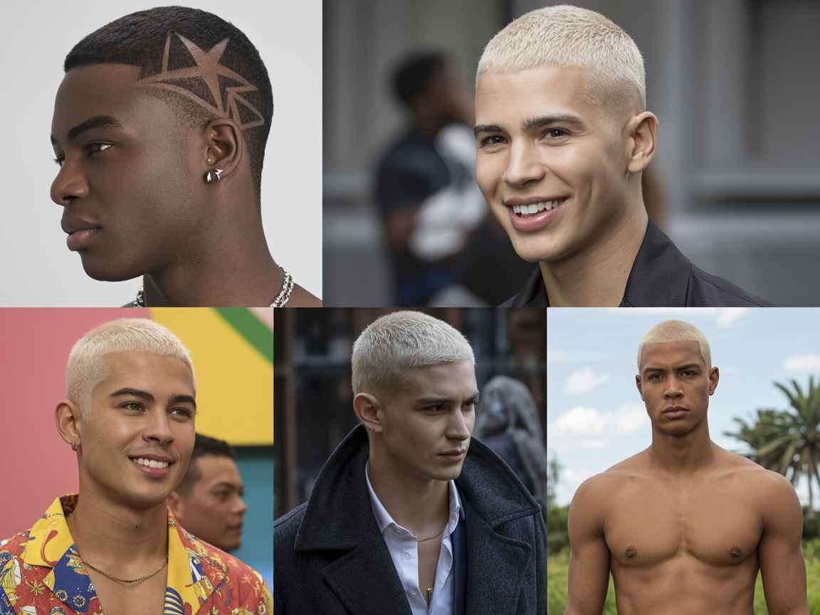 buzz cut com degradê ou buzz cut tradicional