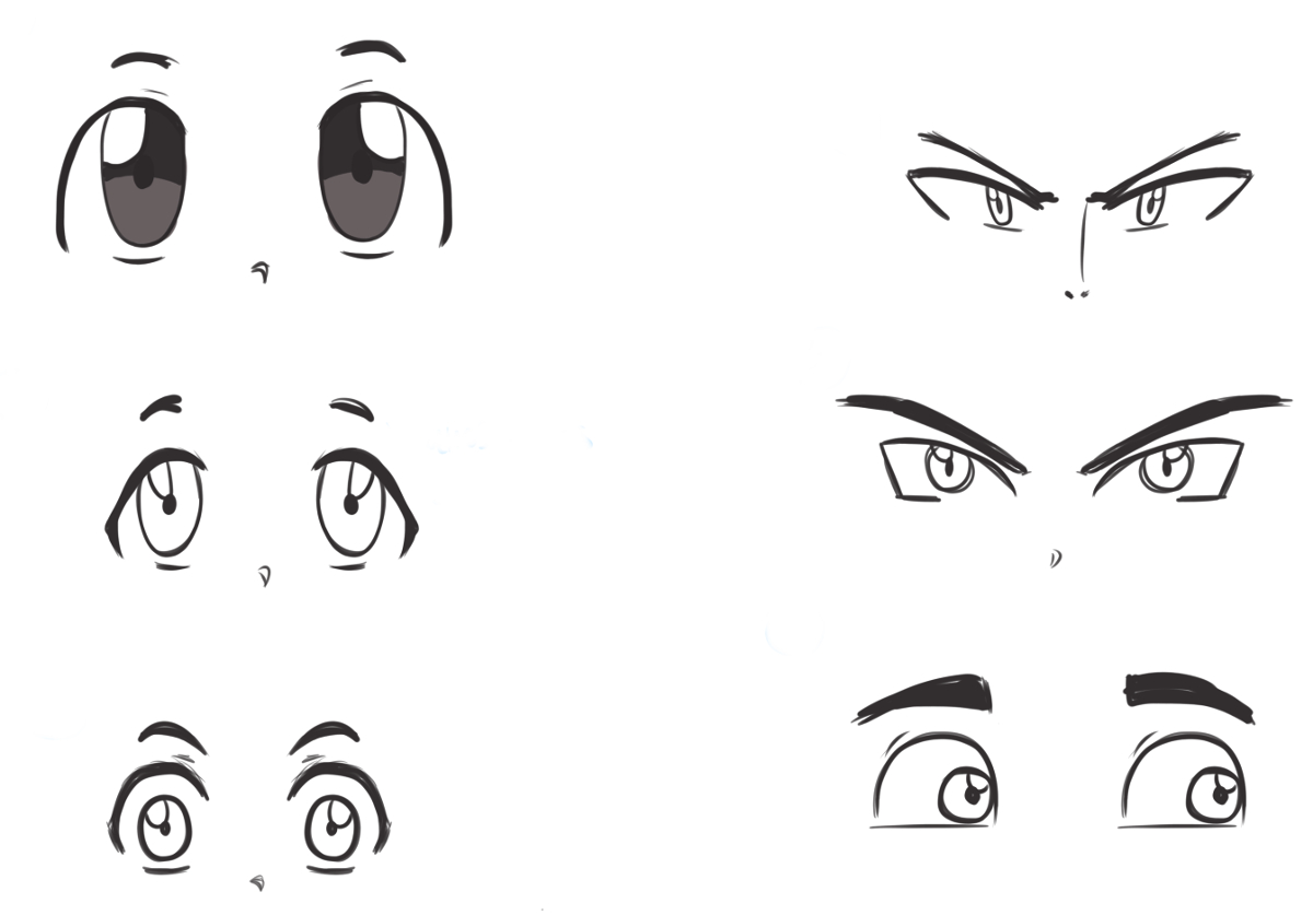 tutorial de desenho de olho