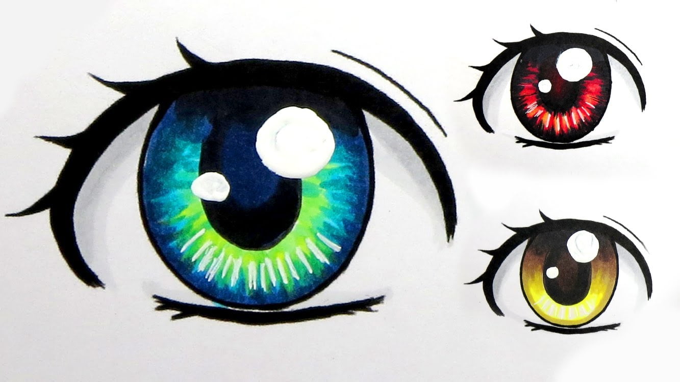 aprender a desenhar olhos