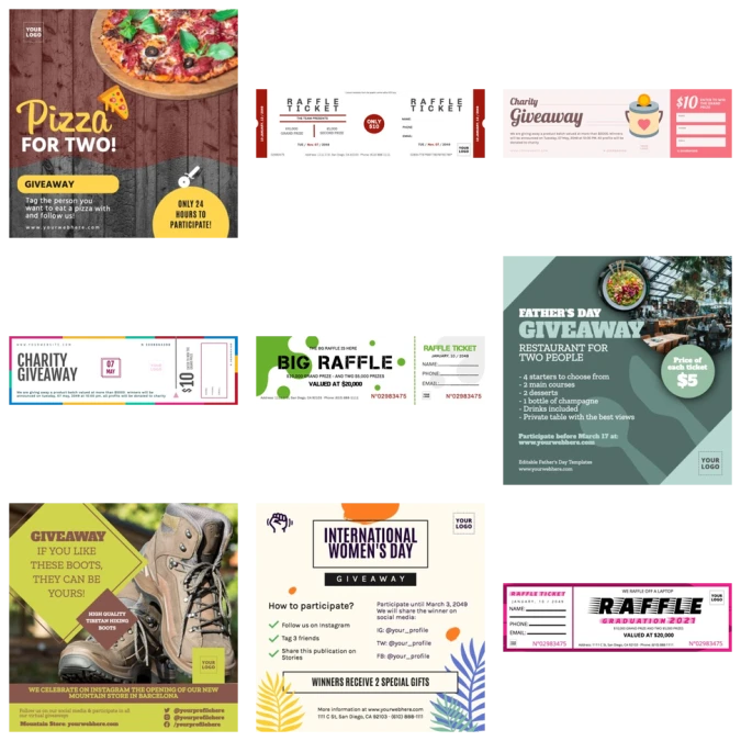 ideias de prêmios criativos para sorteio no instagram