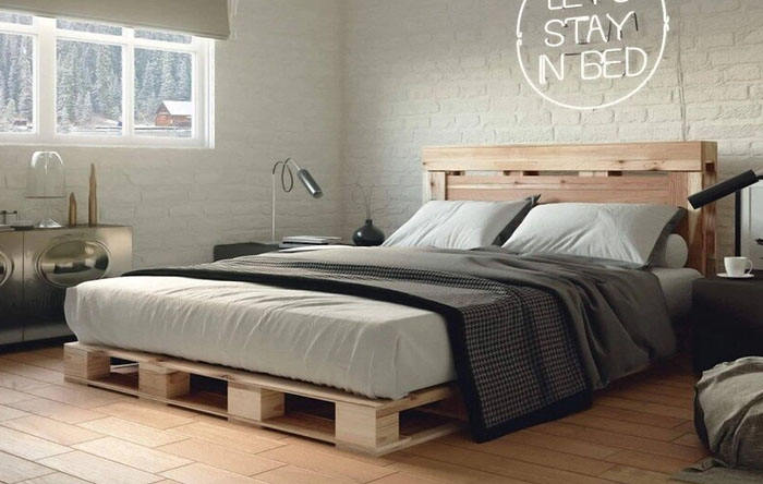 como fazer uma cama de pallet