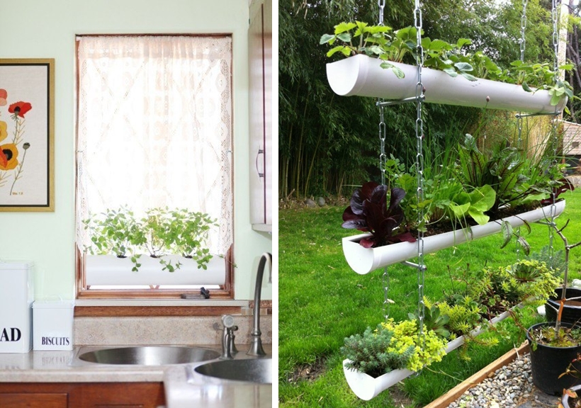 Horta Vertical de PVC: Alternativas de Fixação