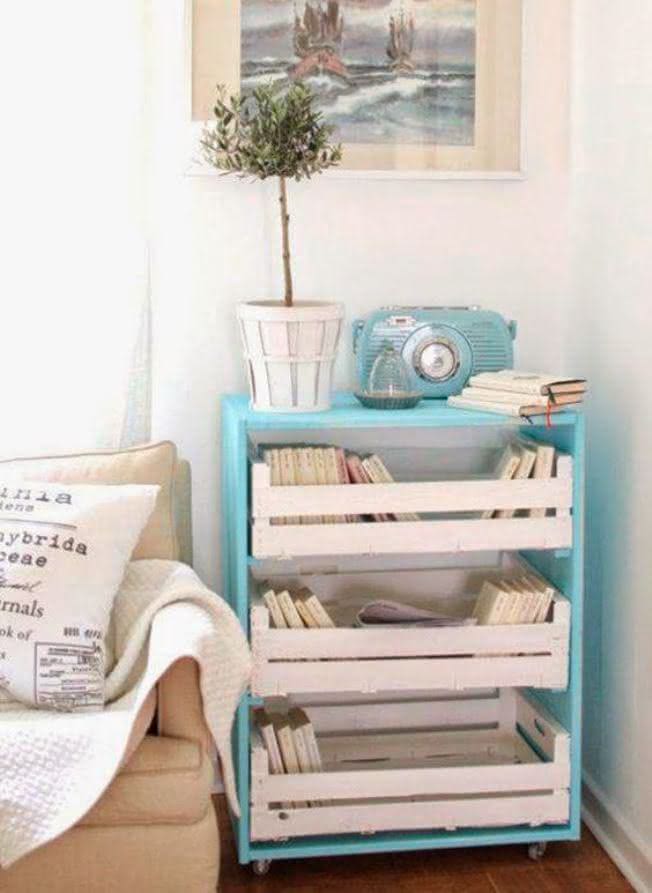 Transforme seu Quarto: Outros Móveis com Caixotes de Feira