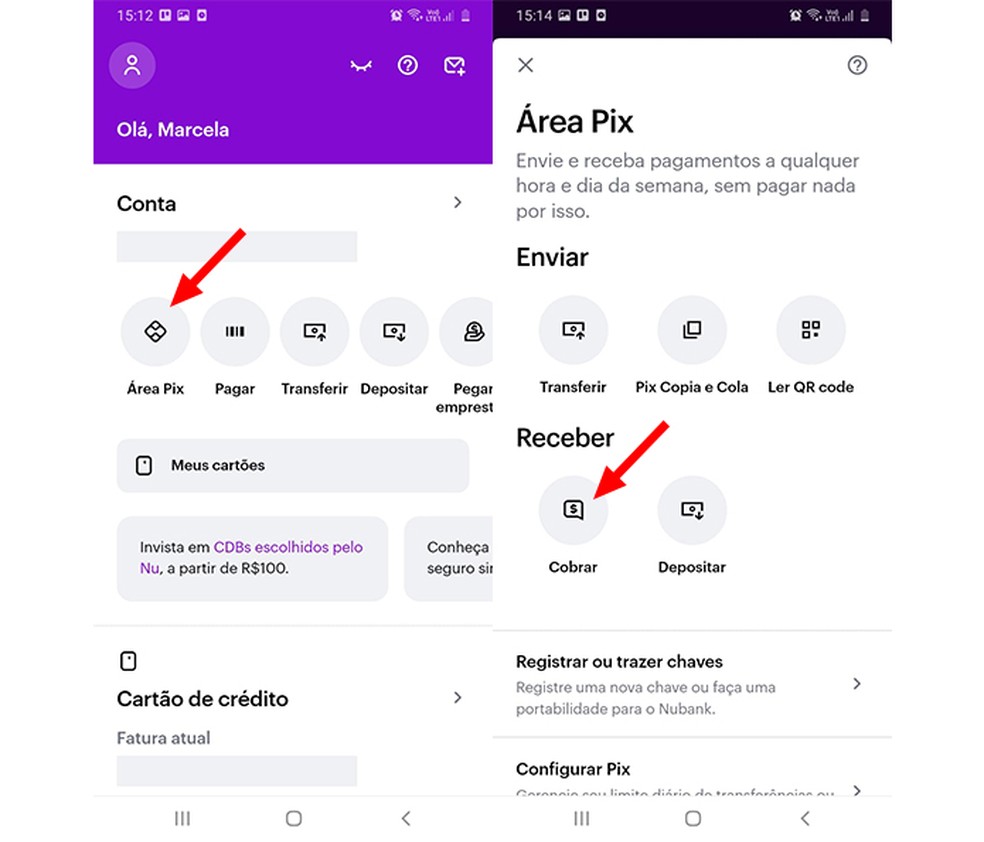 como gerar qr code pix nubank