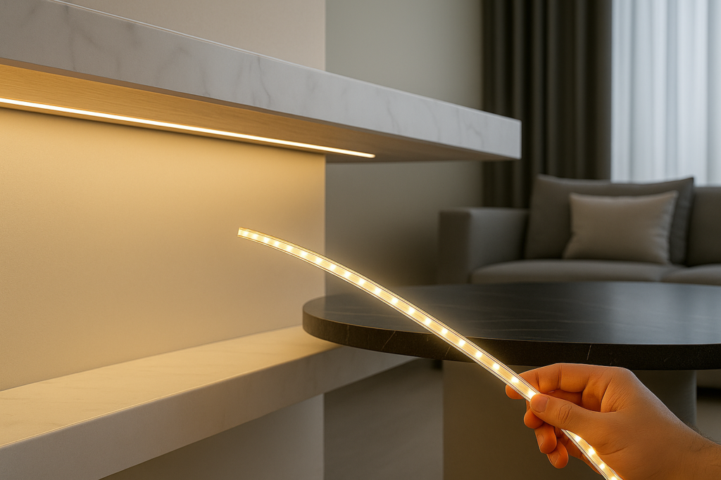 principais erros instalar fita led teto