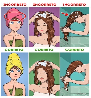 como lavar o cabelo corretamente